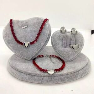 Heart Jewelry Set Romantic Jewelry
